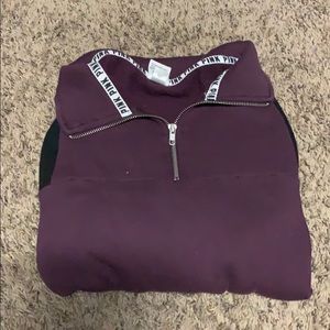 Victoria secret pink quarter zip